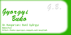 gyorgyi buko business card